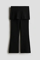 Pants with Layered Skirt