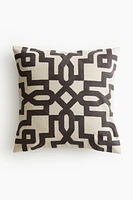 Housse de coussin à motif