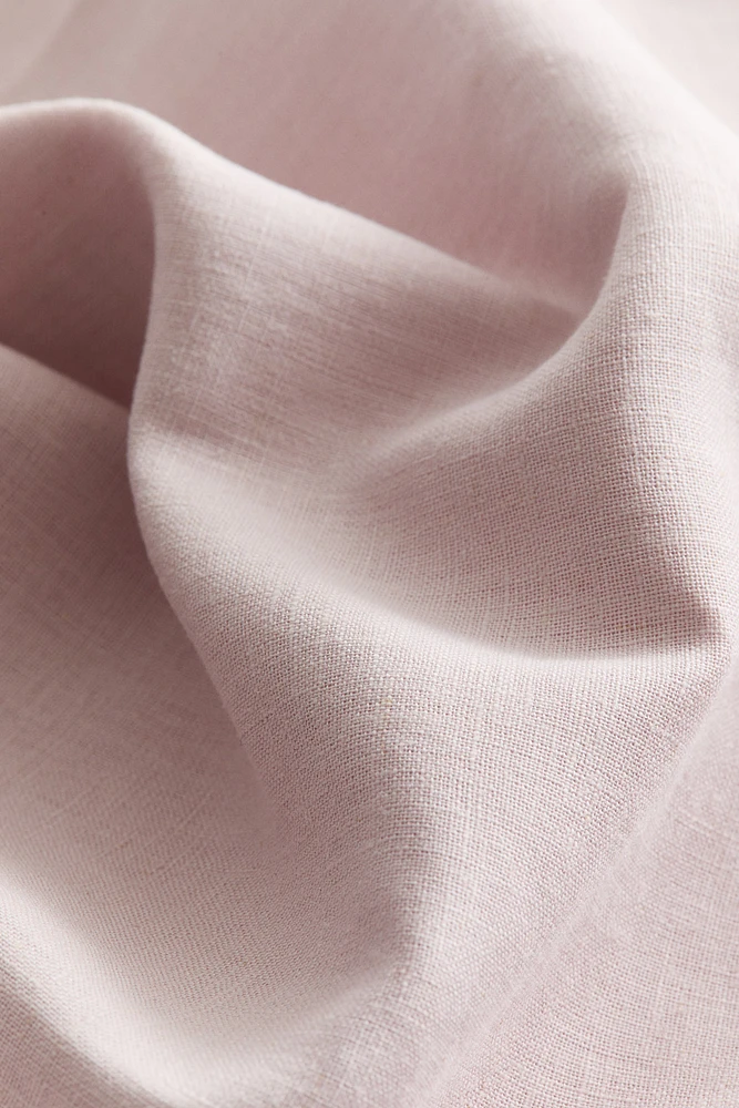 Washed Linen-blend Pillowcase