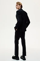 Slim Fit Velvet Blazer