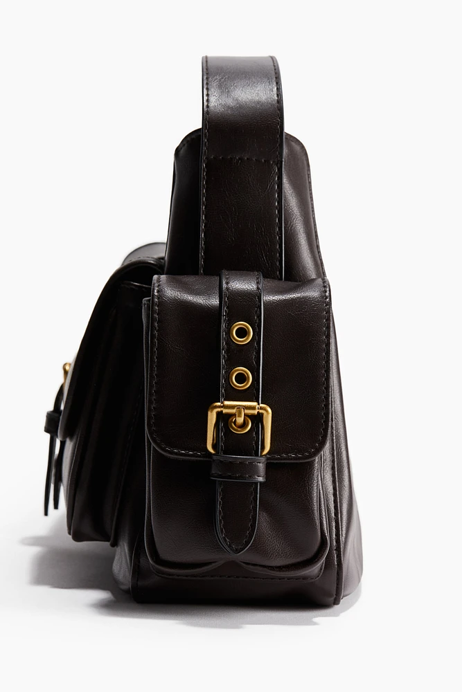 Pocket-Detail Crossbody Bag