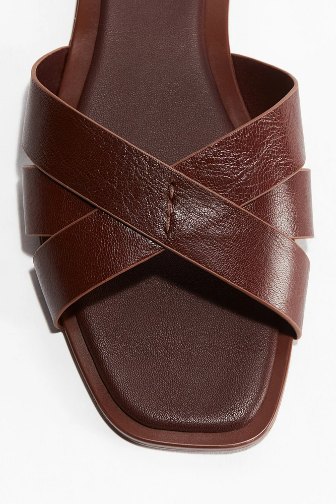 Sandales en cuir