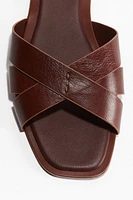 Sandales en cuir