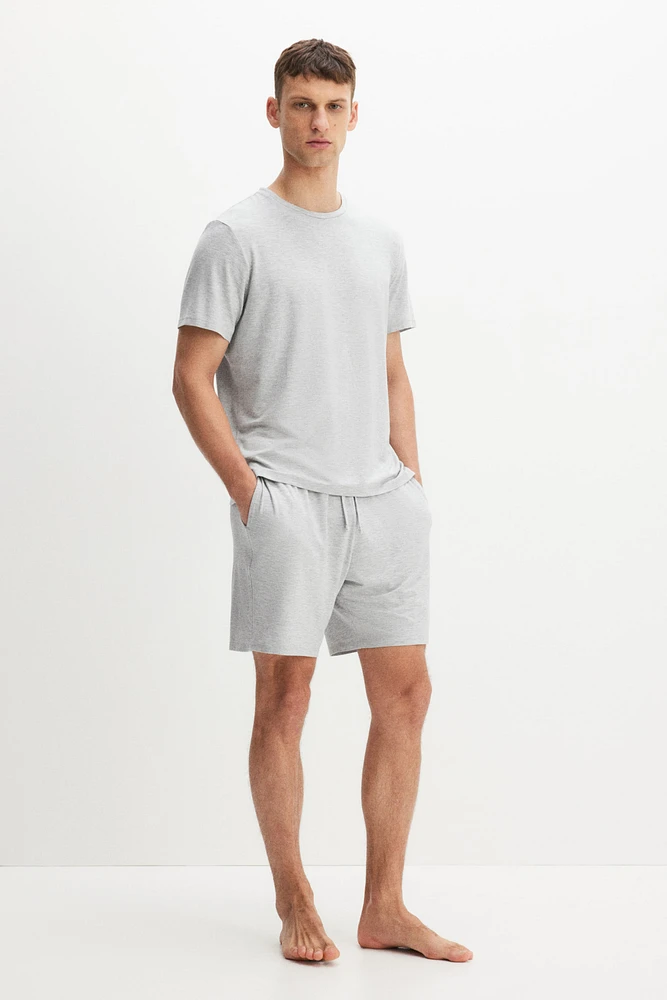 Jersey Pajama T-Shirt and Shorts