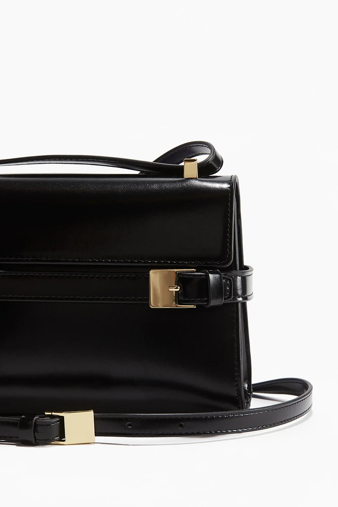 Strap-Detail Crossbody Bag