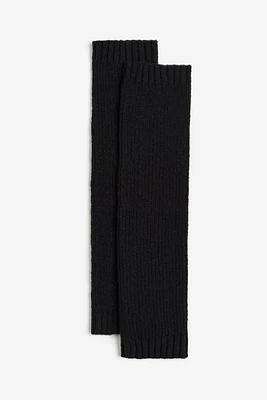 Jambières en tricot côtelé