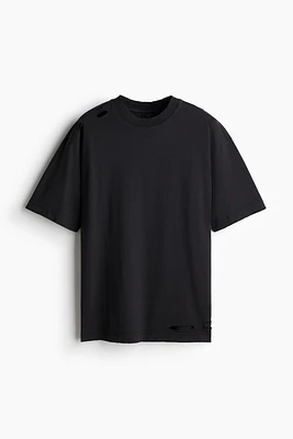T-shirt Grande Taille à l'aspect usé