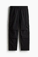 Loose Fit Parachute Cargo Pants