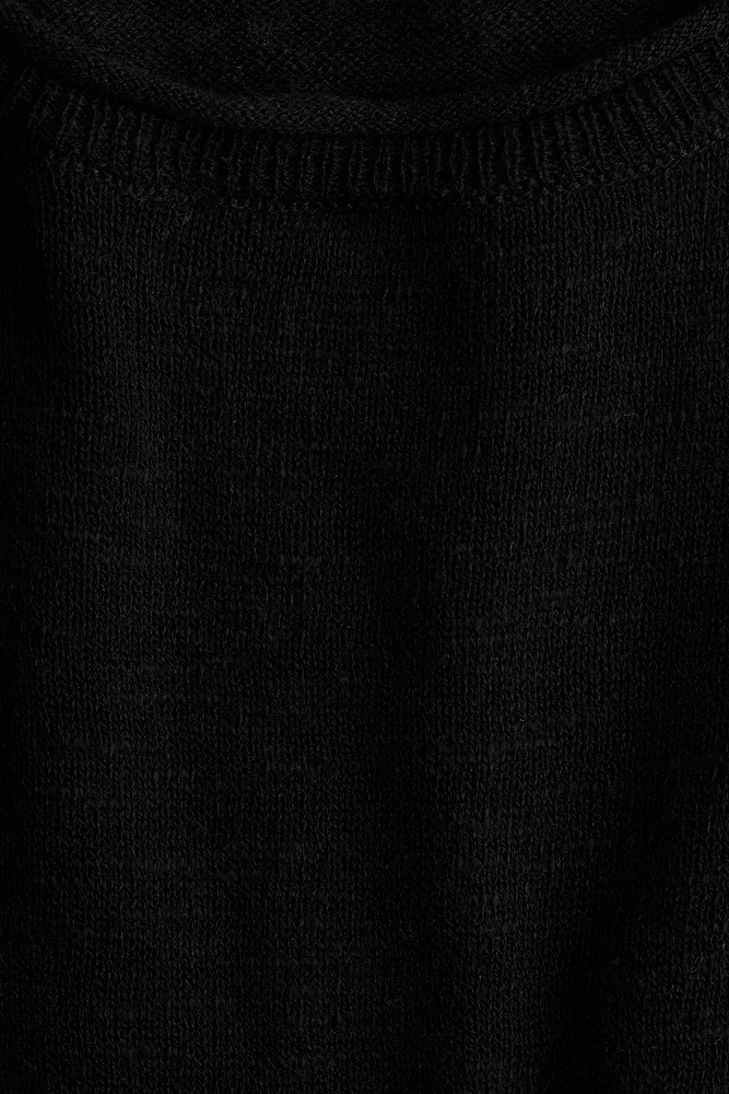 Loose-Fit Fine-Knit T-Shirt