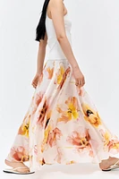 Voluminous maxi skirt