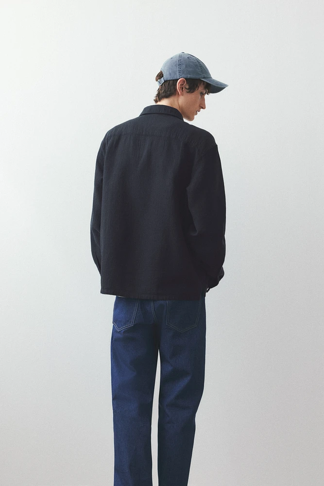 Chemise texturée classique