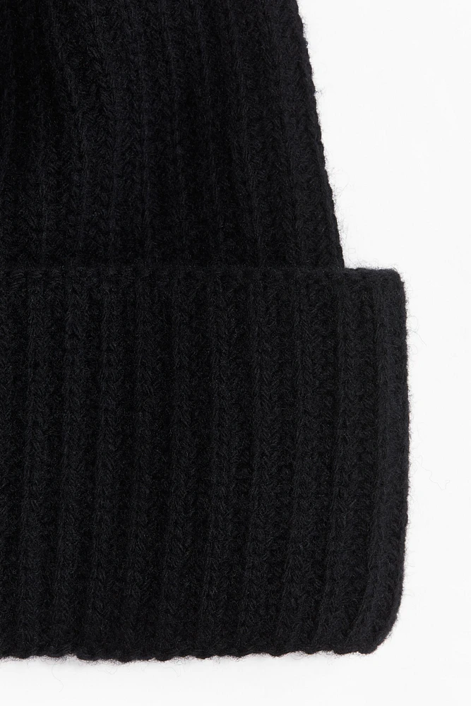 Rib-Knit Wool-Blend Hat