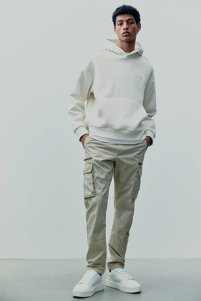 Regular Fit Twill Cargo Pants