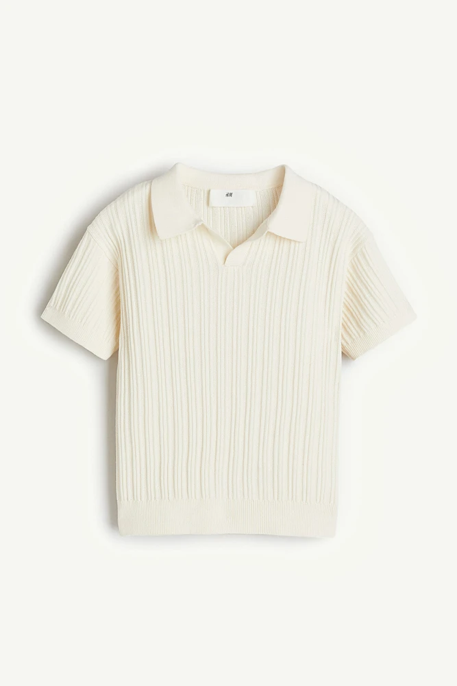 Knit Polo Shirt