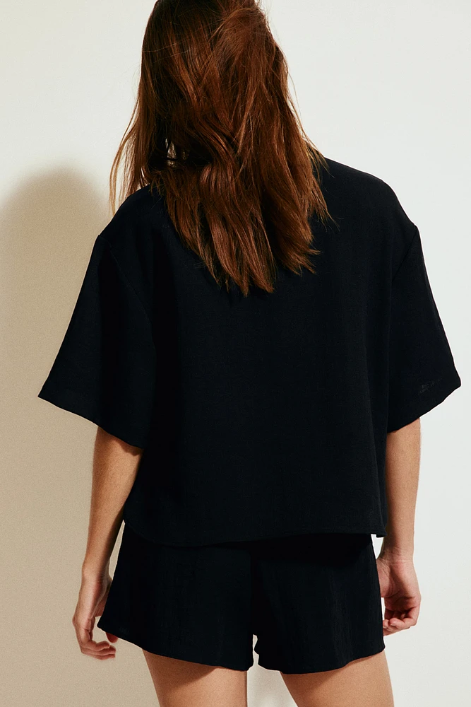 Eyelet Embroidered Shirt