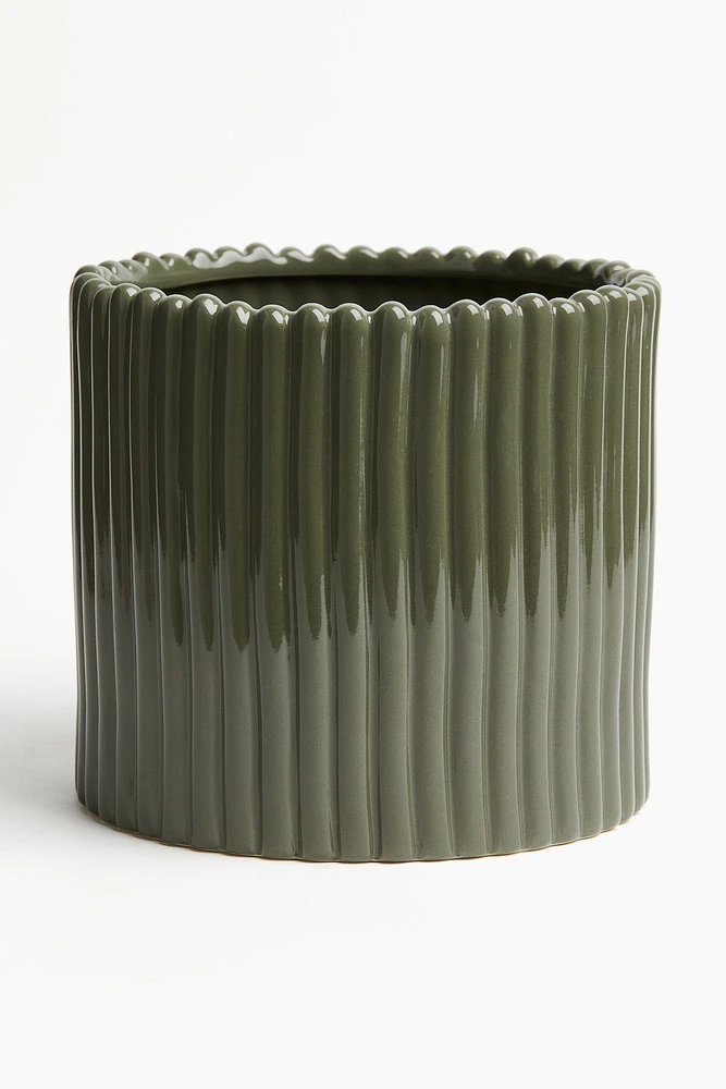Large Stoneware Plant Pot