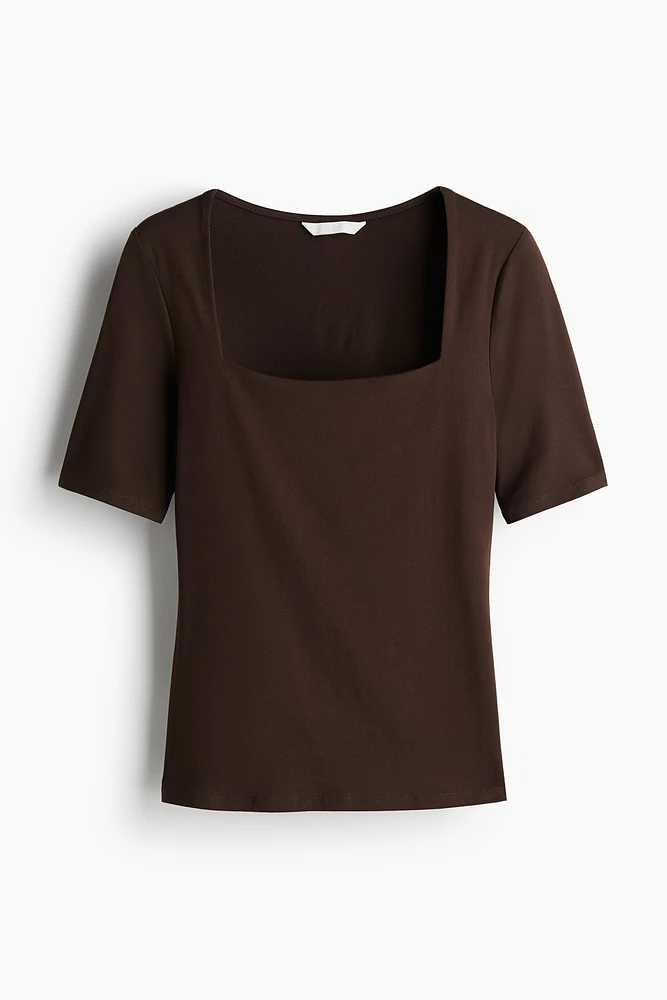 Square-neck Top