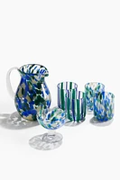 Patterned Glass Pitcher