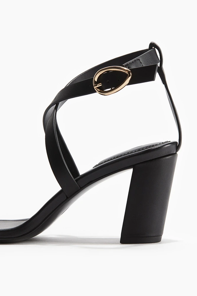 Block-Heeled Sandals