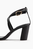 Block-Heeled Sandals