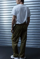 Loose Fit Parachute Cargo Pants