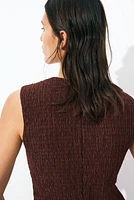 Textured Jersey Vest