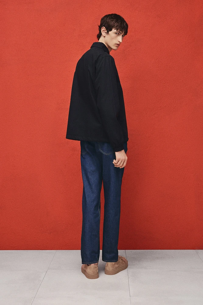 Veste d'entraîneur en toile à coupe classique