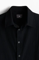 Loose Fit Crinkled Shirt