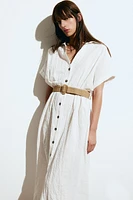 Shirt Dress with Belt