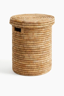 Panier de rangement avec couvercle