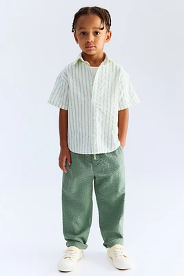 Cotton Seersucker Pants