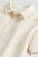 Short-sleeved Cotton Shirt