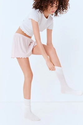 2-Pack Pointelle Pajama Shorts
