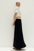 Flared Jersey Skirt