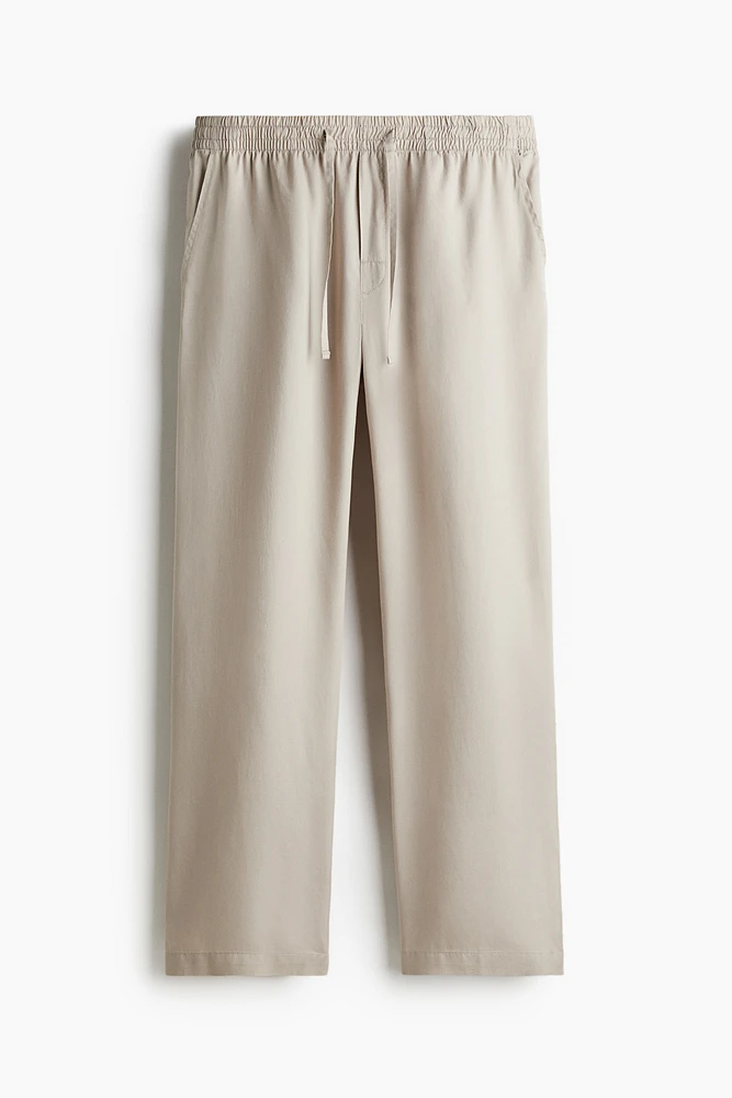 Relaxed-Fit Lyocell Pants