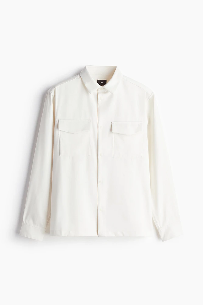 Regular Fit Utility Overshirt
