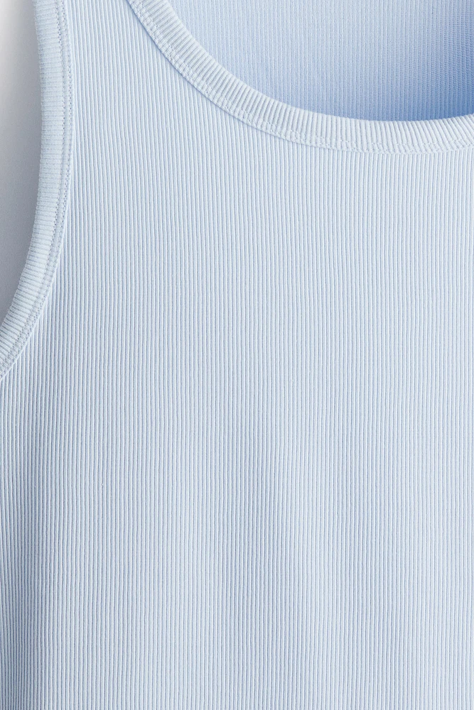 Slim Fit Ribbed Tank Top