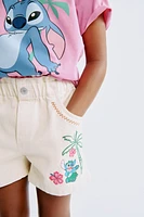 Loose Fit Denim Shorts
