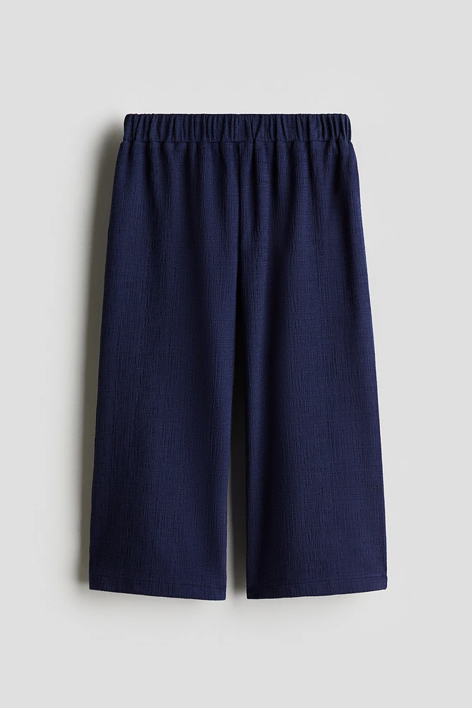 Wide-Leg Jersey Pants