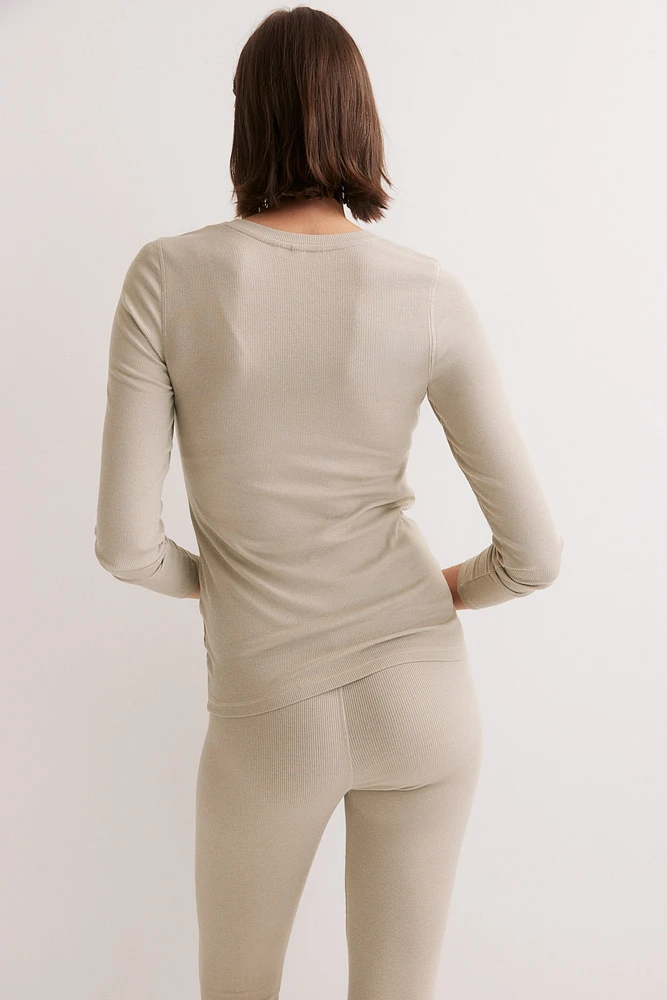 MAMA 2-piece ribbed set
