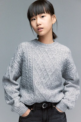 Cable-Knit Sweater