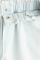 Short droit en denim