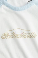 Printed Jersey Top