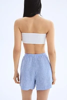Linen Drawstring Shorts