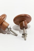 2-pack Wooden Knobs