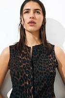 Textured Jersey Vest