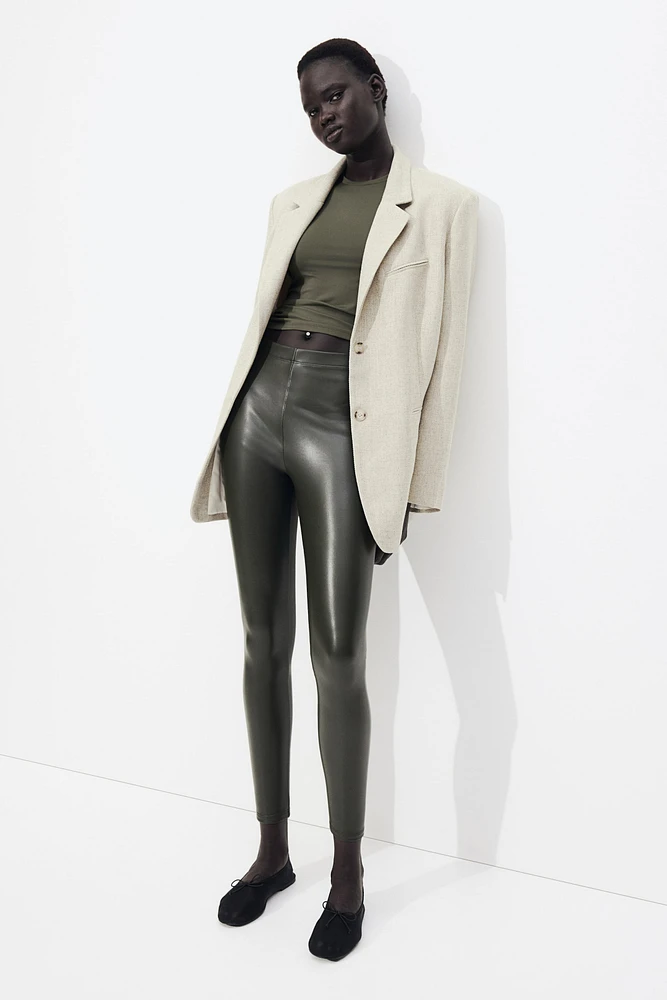 Coated Leggings
