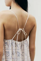 Tie-Detail Maxi Dress