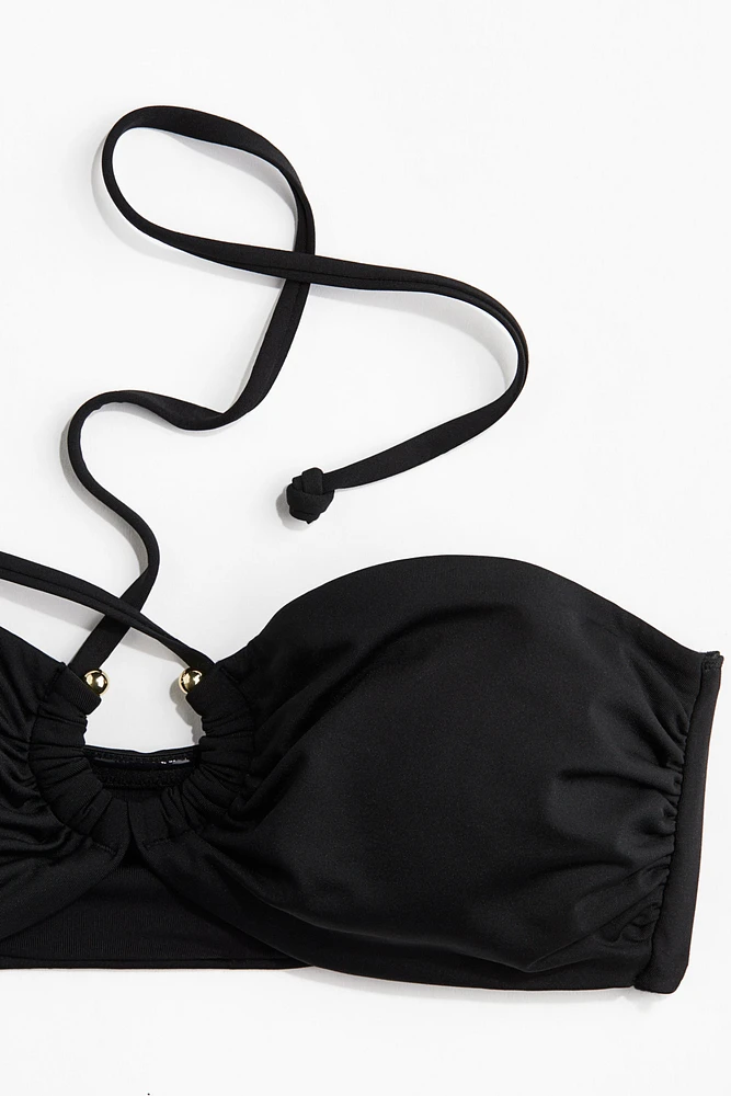 Padded Halterneck Bikini Top
