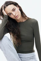 Long-sleeved Microfiber Top